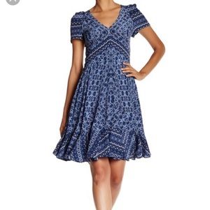 Rebecca Taylor NWT Tangier Paisley Silk Dress